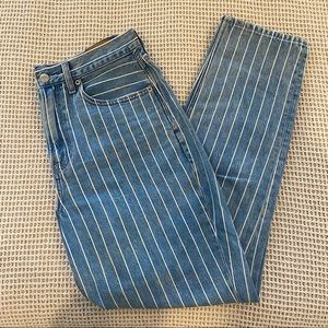 Striped American Eagle Mom Jean